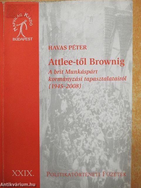 Attlee-től Brownig