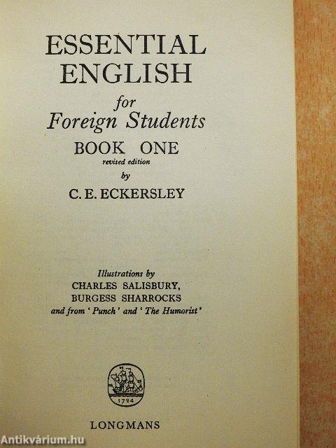 Essential English for Foreign Students Book 1.