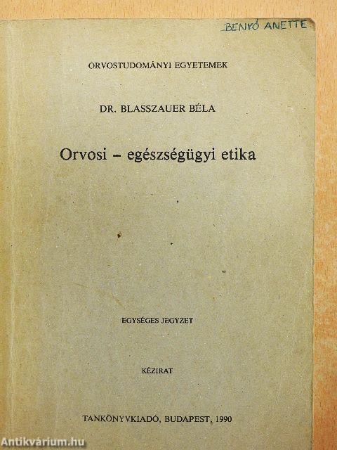 Orvosi-egészségügyi etika