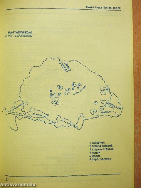 Területi és egyházi autonómia, mint a kollektív jogok gyakorlásának szintere a történeti Magyarországon