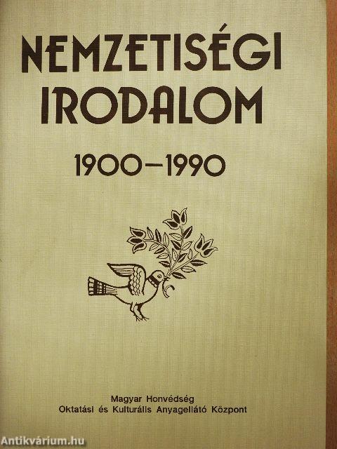 Nemzetiségi irodalom 1900-1990