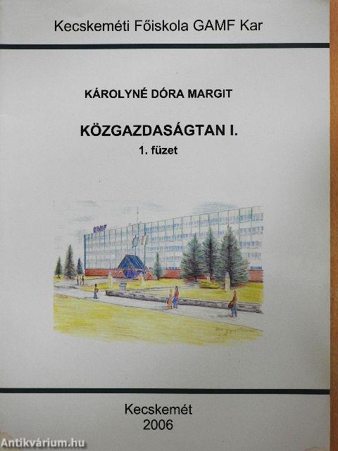 Közgazdaságtan I/1.