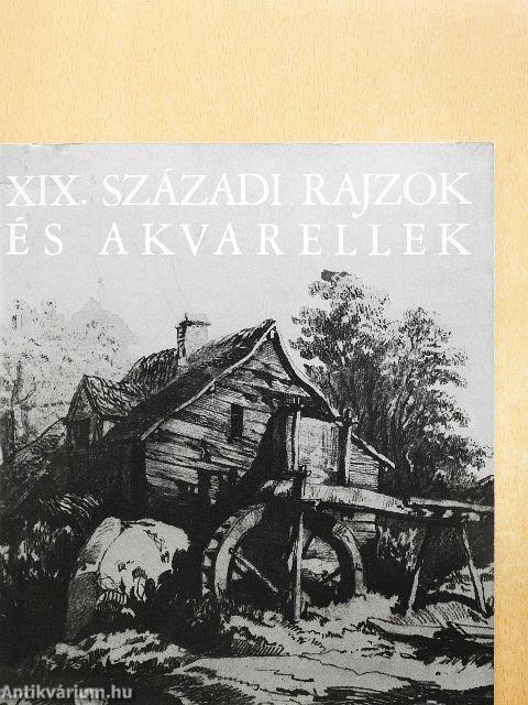 XIX. századi rajzok és akvarellek