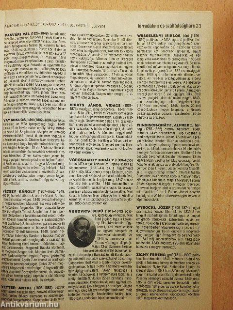 Forradalom és szabadságharc 1848 1998. december 5.