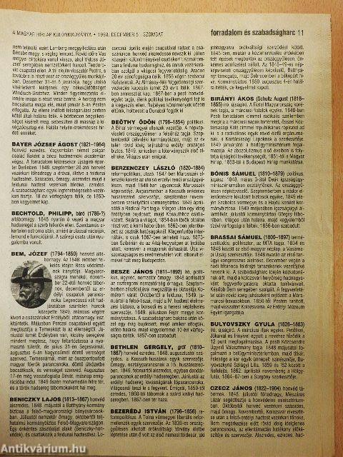 Forradalom és szabadságharc 1848 1998. december 5.