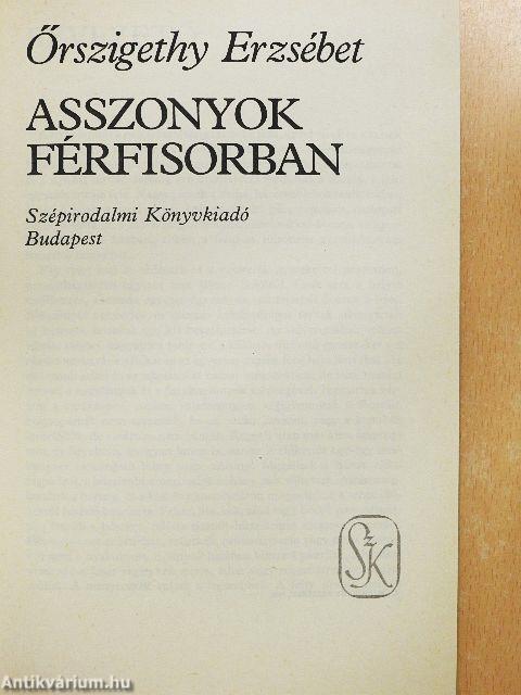 Asszonyok férfisorban