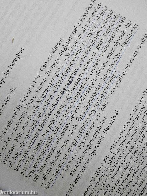 Lehallgatott kihallgatások