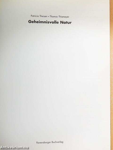 Geheimnisvolle Natur