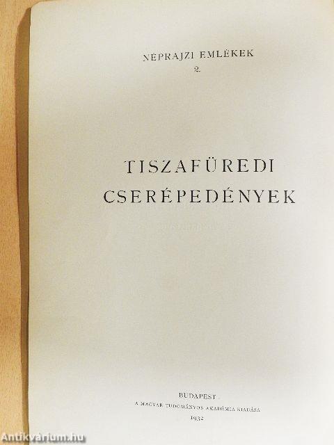 Tiszafüredi cserépedények