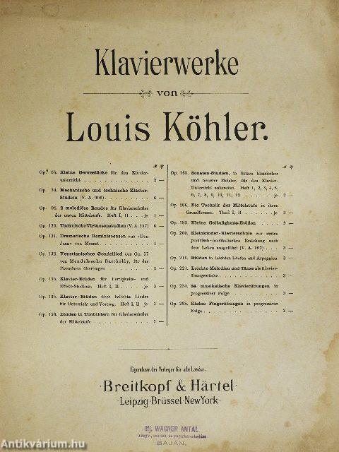 Klavierwerke von Louis Köhler