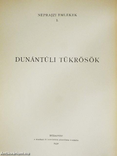 Dunántúli tükrösök