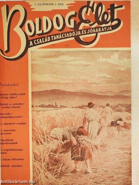 Boldog Élet I. évfolyam január-június (fél évfolyam)