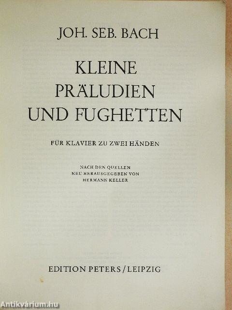 Kleine Präludien und Fughetten