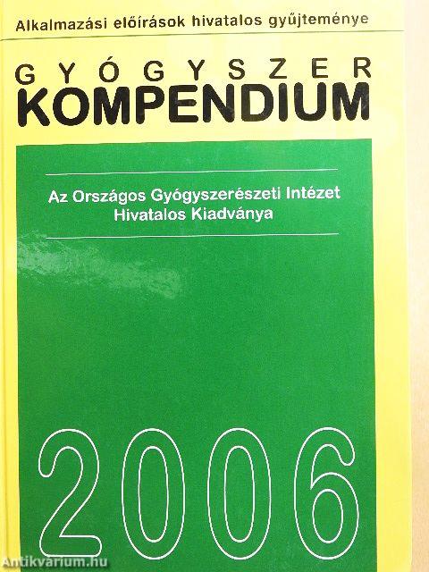 Gyógyszer kompendium 2006. - CD-vel