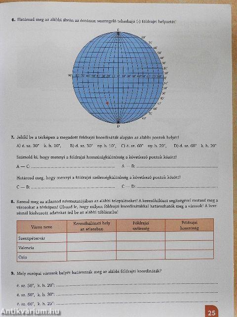 Természetismeret munkafüzet 6.