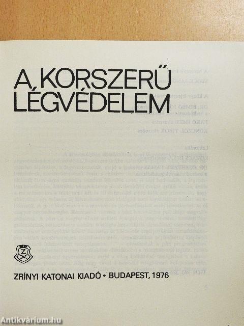 A korszerű légvédelem