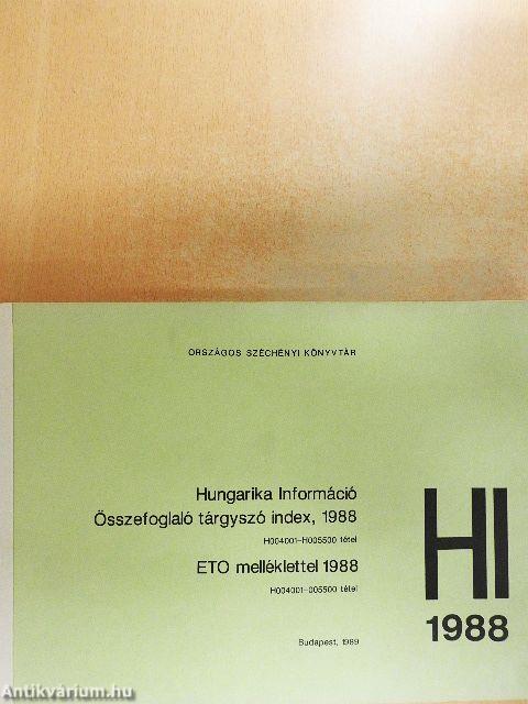 Hungarika Információ 1988
