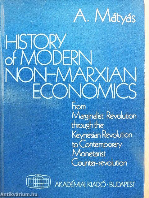 History of Modern Non-Marxian Economics