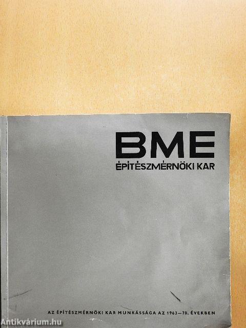 Az Építészmérnöki Kar munkássága az 1963-70. években