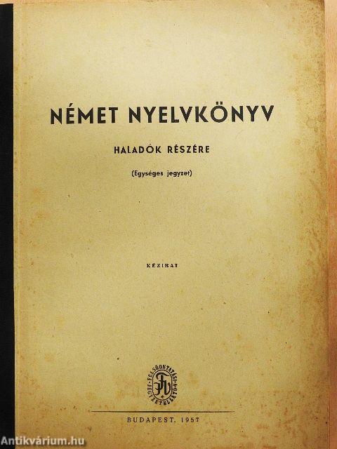 Német nyelvkönyv