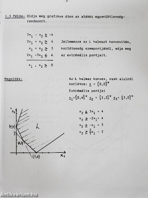 Példatár az operációkutatás II. tananyaghoz