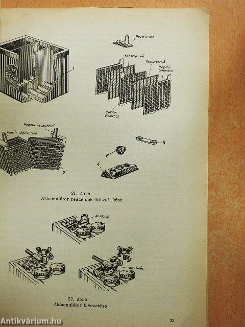 Gépjárművillamossági műszerész szakrajz II-III.