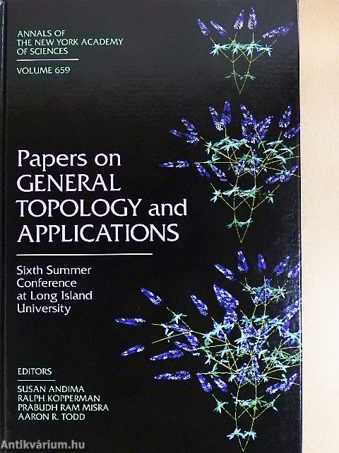 Papers on General Topology and Applications