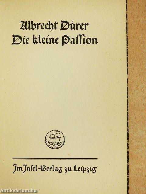 Die kleine Passion (gótbetűs)