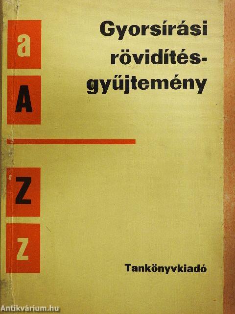 Gyorsírási rövidítés-gyűjtemény