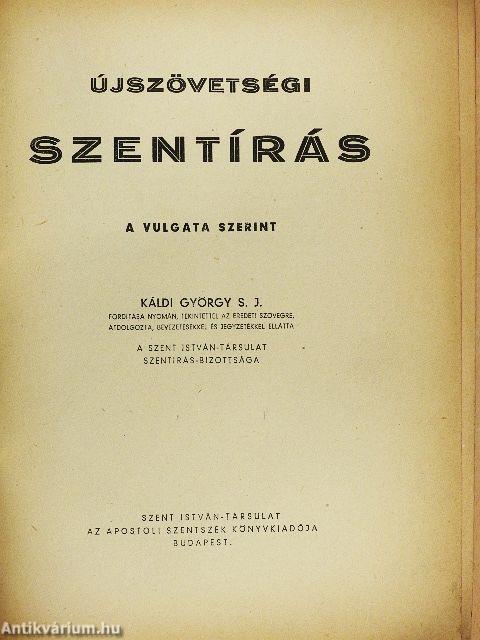 Újszövetségi Szentírás