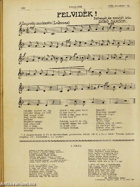 Zászlónk 1938. szeptember-1939. június