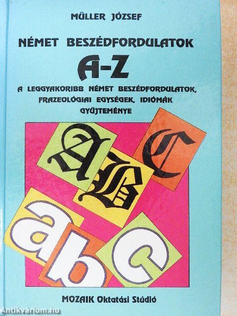 Német beszédfordulatok A-Z