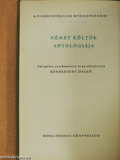 Német költők antológiája