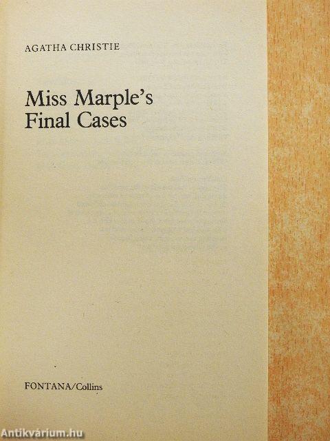 Miss Marple's Final Cases