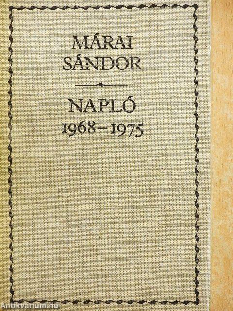 Napló 1968-1975