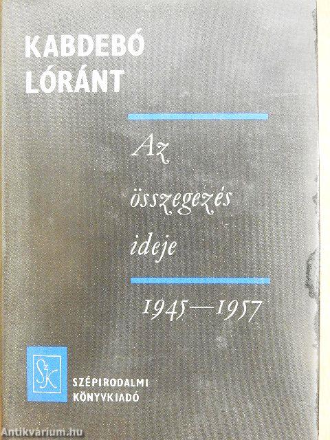 Az összegezés ideje