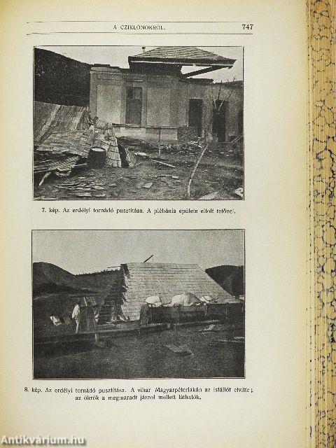 Természettudományi Közlöny 1912. január-december/Pótfüzetek a Természettudományi Közlönyhöz 1912. január-december
