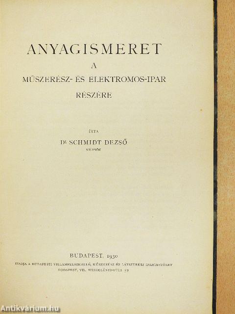 Anyagismeret