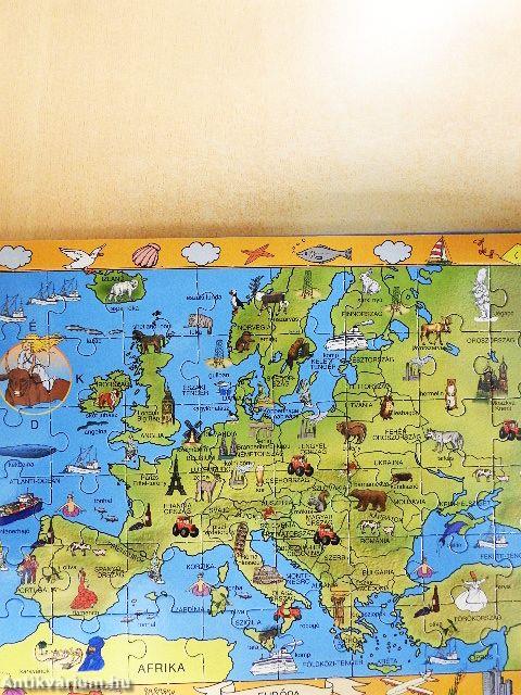 Az én atlaszom - puzzle könyv