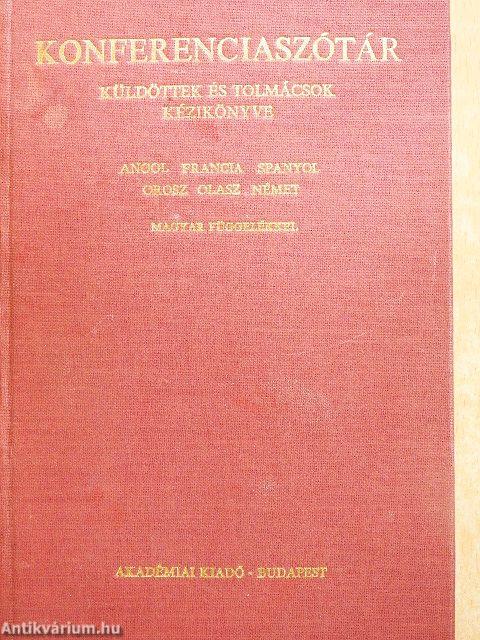 Konferenciaszótár