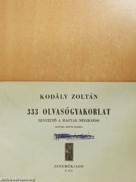 333 olvasógyakorlat