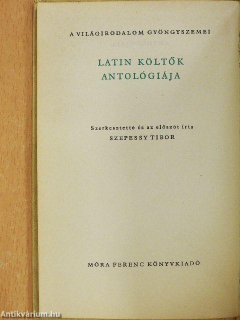 Latin költők antológiája