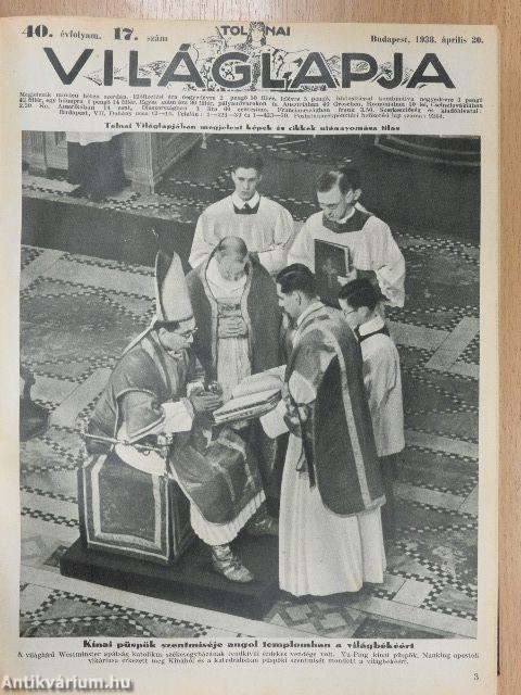 Tolnai Világlapja 1938. I-II. (nem teljes évfolyam)