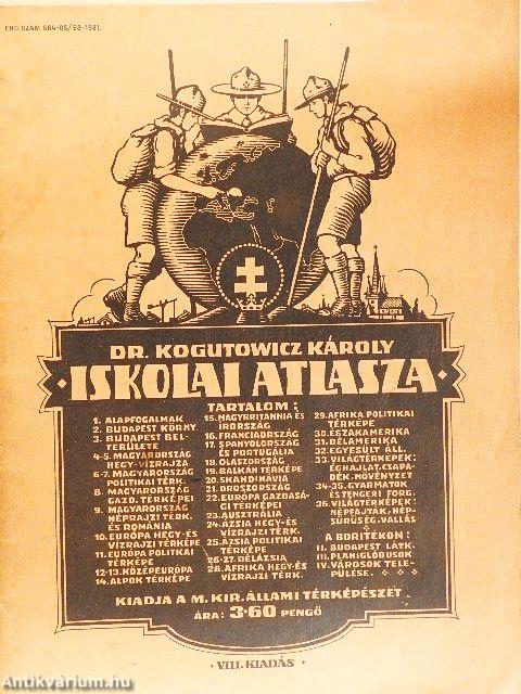 Dr. Kogutowicz Károly iskolai atlasza