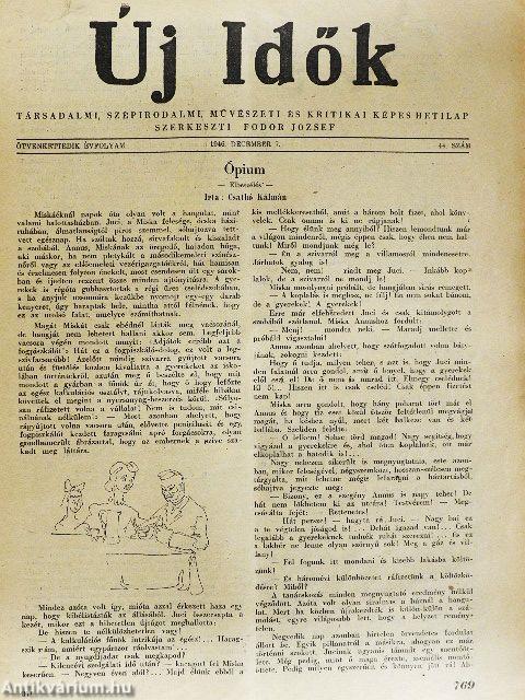 Új Idők 1946. december 7.