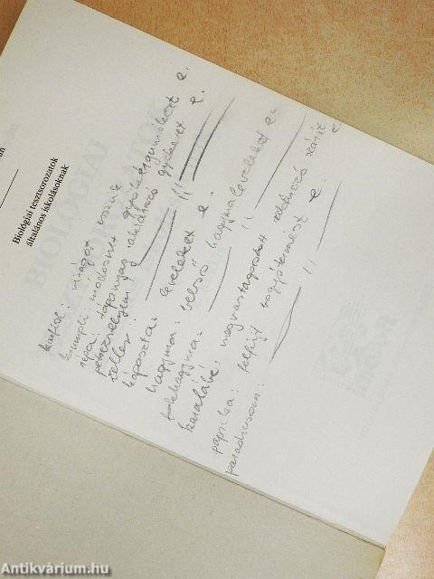 Biológiai tesztsorozatok általános iskolásoknak