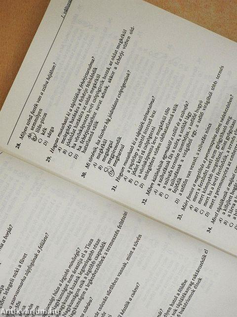 Biológiai tesztsorozatok általános iskolásoknak