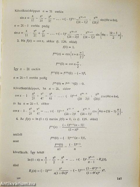 Differenciál- és integrálszámítás