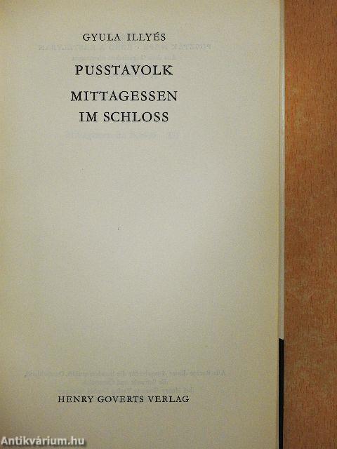 Pusstavolk/Mittagessen im Schloss