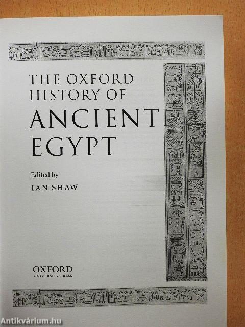 The Oxford History of Ancient Egypt